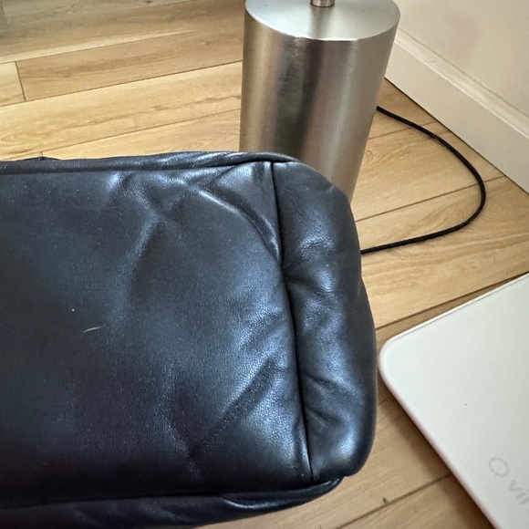 Coach Black Leather Restored Pillow Tote - Picture 12 of 16